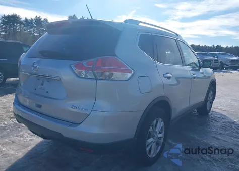 2015 Nissan Rogue Sv z USA, uszkodzony, nr VIN KNMAT2MV6FP560330